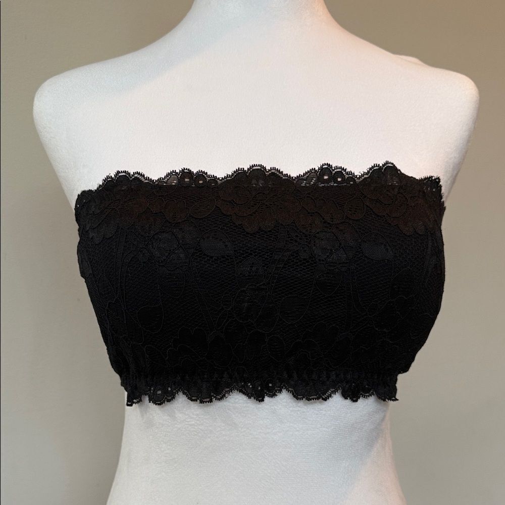Fashion Forms Black Lace Bandeau